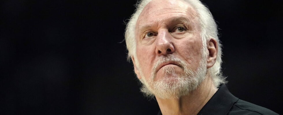 Gregg Popovich concern for the Spurs coach and Wembanyama his