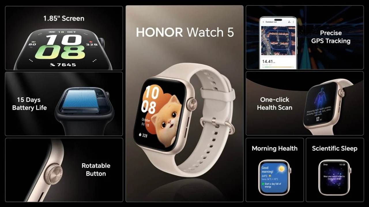 High Performance at an Affordable Price Honor Watch 5 is