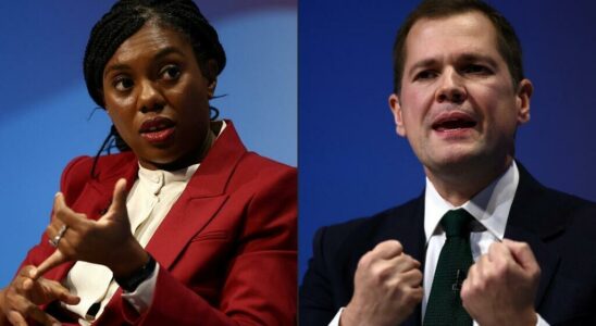 Kemi Badenoch facing Robert Jenrick duel for the head of