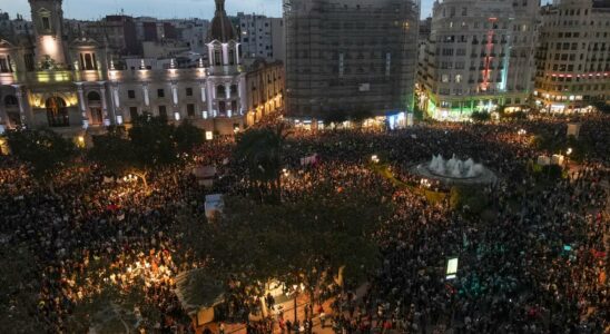 Large protests in Valencia after the disaster