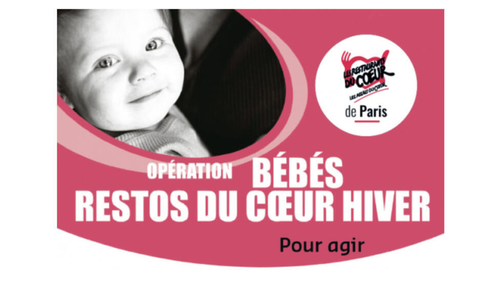 The Restos Bébés du Cœur operation returns for its 16th campaign.