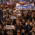 Massive protest against house prices in Barcelona