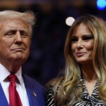 Melania Trump her break with Donald Trump on a hot