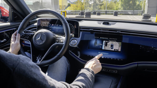 Mercedes Benz increased the speed of its automatic parking system