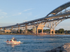 Michigan man takes wrong turn at Blue Water Bridge while