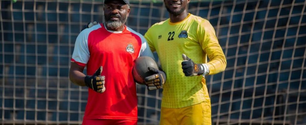 Nigerian goalkeeper Suleman Shaibu scores a double with TP Mazembe