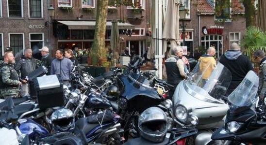 Noise about motorcycle parade for charities in the city center