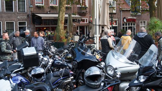 Noise about motorcycle parade for charities in the city center