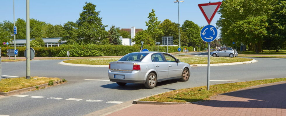 Practical for making traffic easier and safer roundabouts have replaced