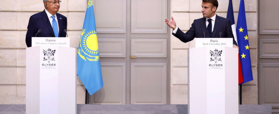 President Macron offers his Kazakhstan counterpart French aid on civil