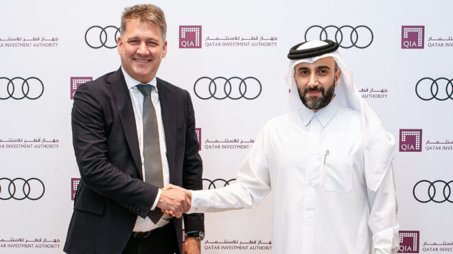 Qatar Wealth Fund bought significant shares from Audi Formula 1