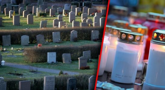 Shock at the cemetery several childrens graves vandalized