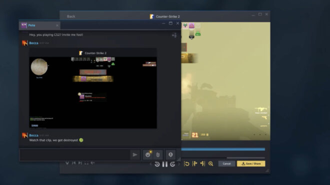 Steam introduced the game recording feature