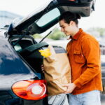 Storing your shopping in the trunk of the car becomes