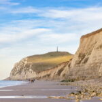 The cliff of Cap Blanc Nez the northernmost in France