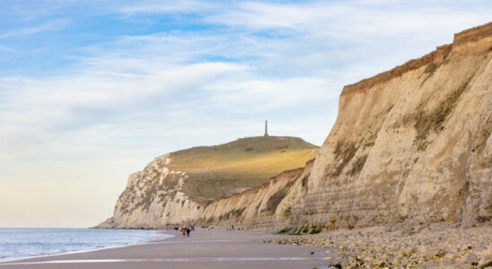 The cliff of Cap Blanc Nez the northernmost in France