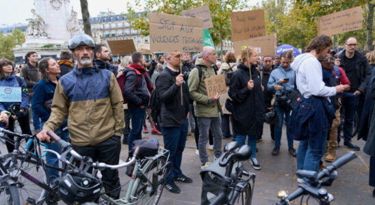 The difficult sharing of road space securing pedestrians and cyclists