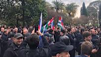 The president of the Russian backed separatist region of Abkhazia is