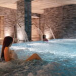 The spa at the Hotel Lyon Metropole and its various