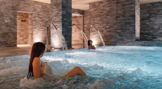 The spa at the Hotel Lyon Metropole and its various