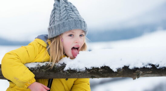 What is the risk for my child from eating snow