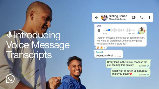 WhatsApp starts transcribing voice messages