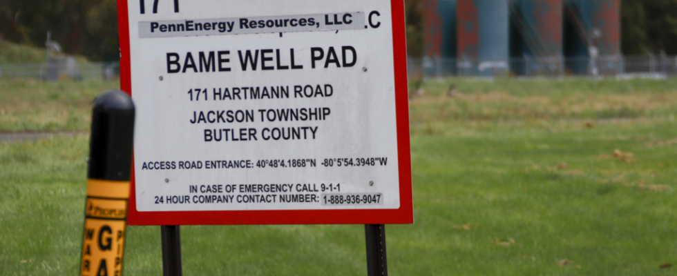 a farmer and shale gas producer in Pennsylvania testifies