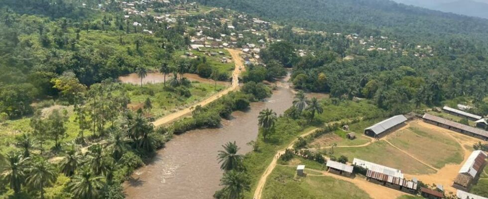 a hospital in North Kivu a refuge for families fleeing