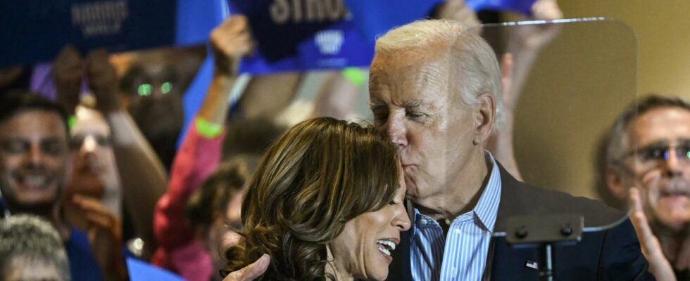 after the results of the American election Joe Biden salutes