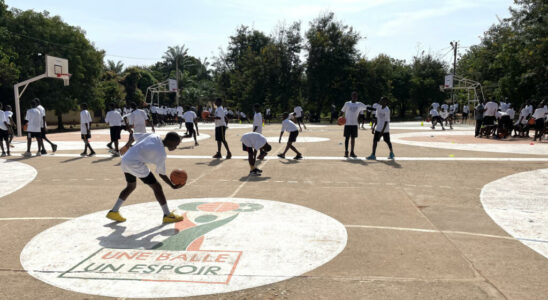 ex Ivorian international Stephane Konate passes on the passion for basketball