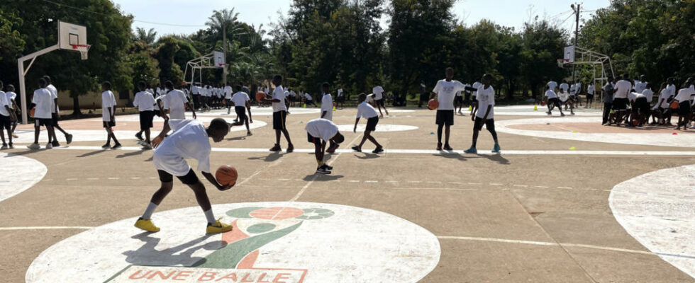 ex Ivorian international Stephane Konate passes on the passion for basketball