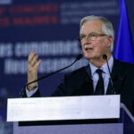 faced with angry mayors Prime Minister Michel Barnier tries to