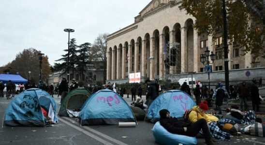 first session of the new Parliament after contested legislative elections