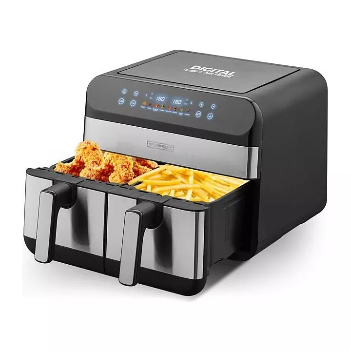 Airfryer KITCHENCOOK Oil-Free Fryer With Two Tanks 8 Pr