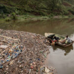 in Bukavu the main dam is crumbling under plastic waste