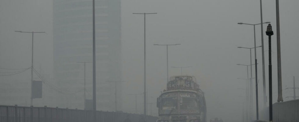 new pollution record recorded in the city of Lahore