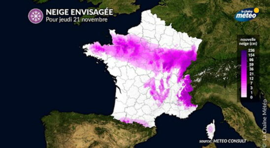 snow accumulates this week in France details by region