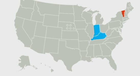 the map of results State by State – LExpress