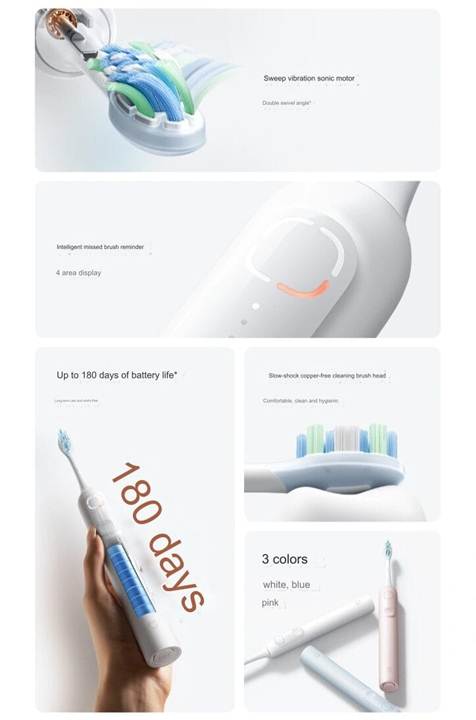 1733082989 354 Xiaomi Mijia Electric Toothbrush is on Sale Here are its