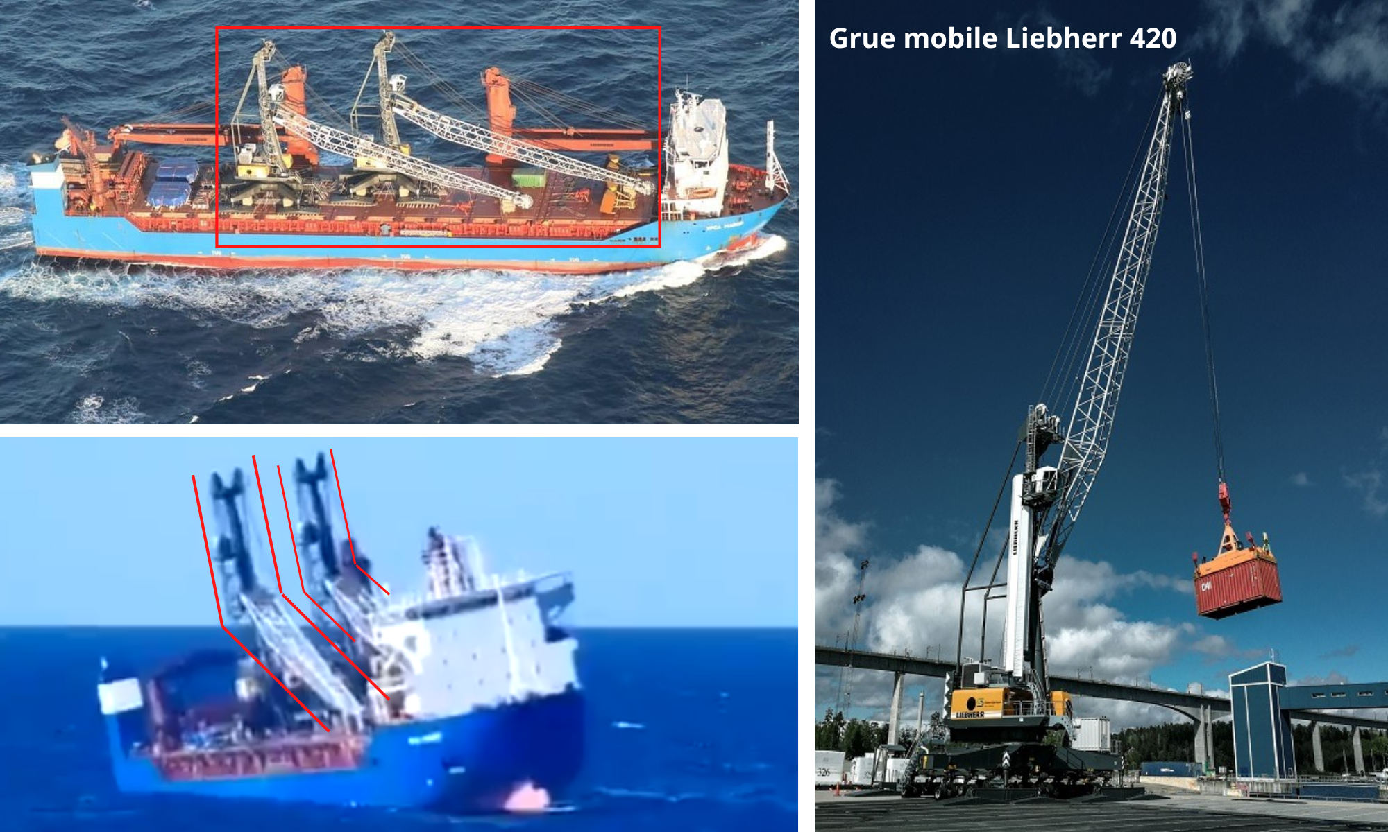 The Ursa Major notably transported two Liebherr 420 type mobile cranes.