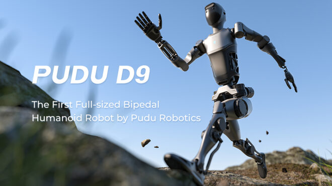 A new humanoid robot came from China PUDU D9 Video