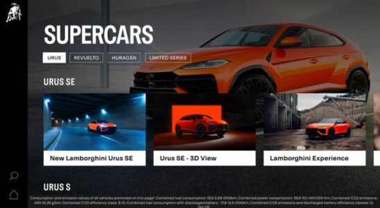 A smart television application called Lamborghini TV has been released