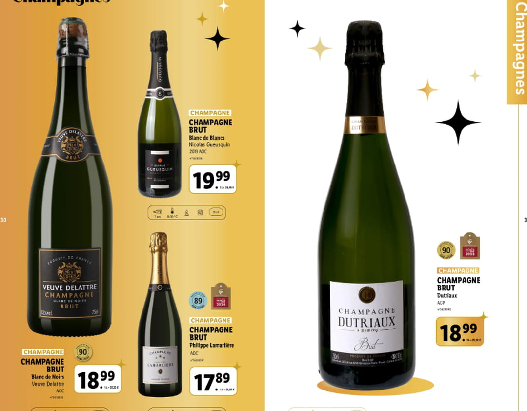 An expert tasted and loved 5 champagnes for less than