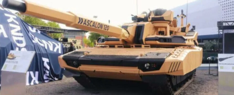 Ascalon the French cannon for the battle tanks of the