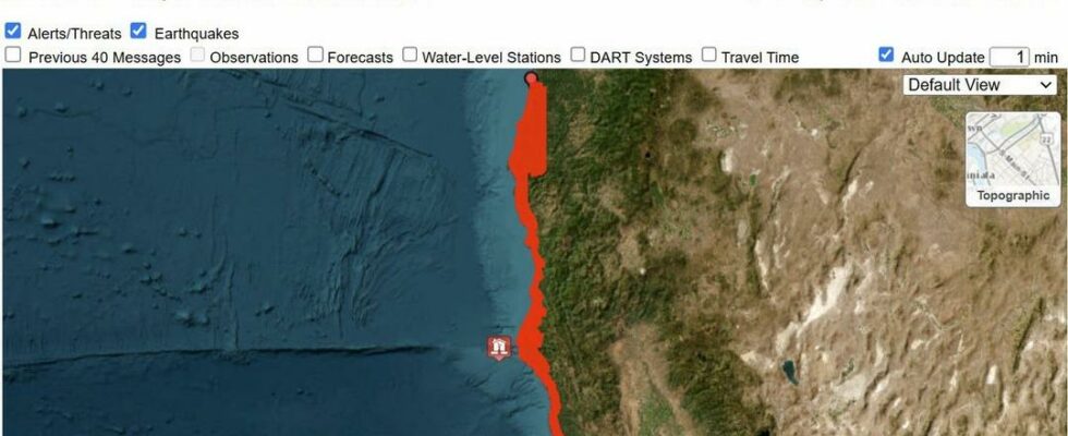 BREAKING NEWS 7 magnitude earthquake in California USA Tsunami