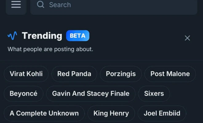 Bluesky started showing trending content on the platform