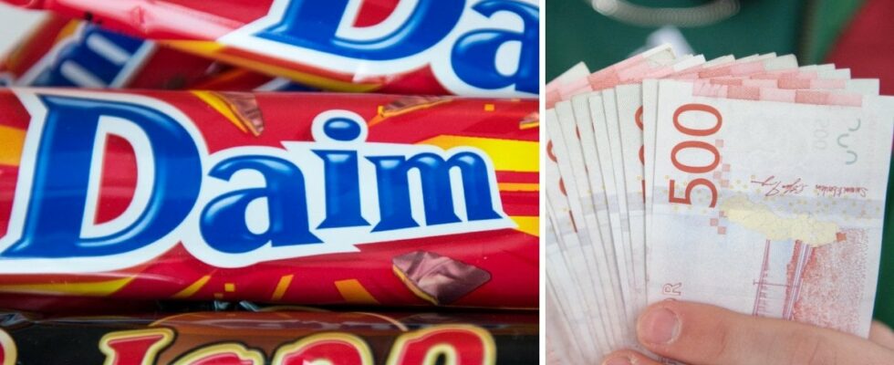 Bought Daim for SEK 14 received an invoice for