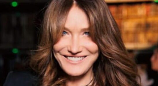 Carla Bruni found the perfect blow dry for the holidays