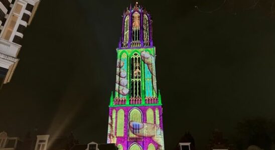 Color the City Dom Tower shines with drawings of Utrecht