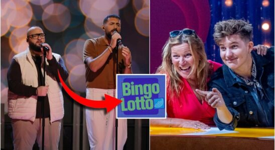 Daniel Norbergs reaction after Medinas fake singing in Bingolotto